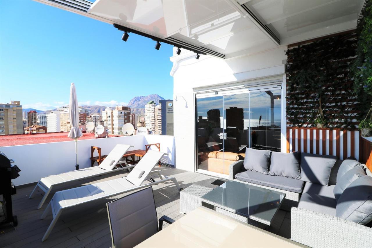 Penthouse Cervantes Sea View Бенидорм Экстерьер фото