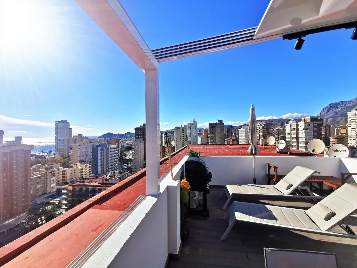 Penthouse Cervantes Sea View Бенидорм Экстерьер фото