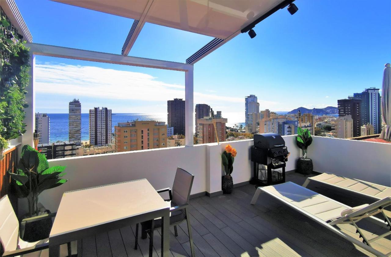 Penthouse Cervantes Sea View Бенидорм Экстерьер фото