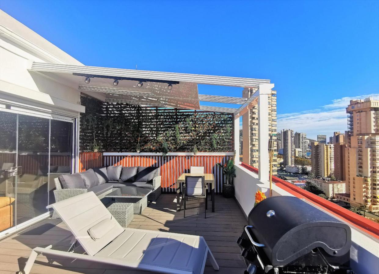 Penthouse Cervantes Sea View Бенидорм Экстерьер фото