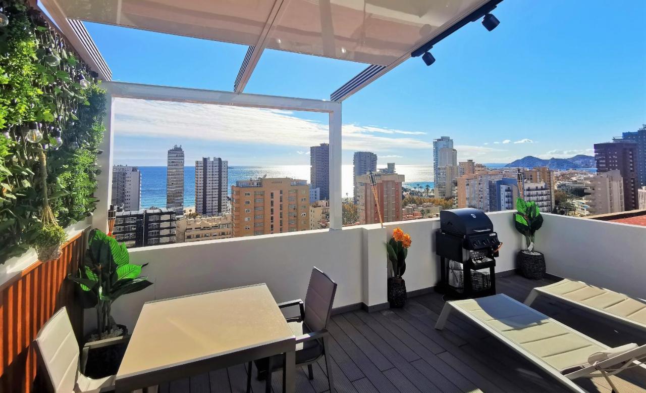 Penthouse Cervantes Sea View Бенидорм Экстерьер фото