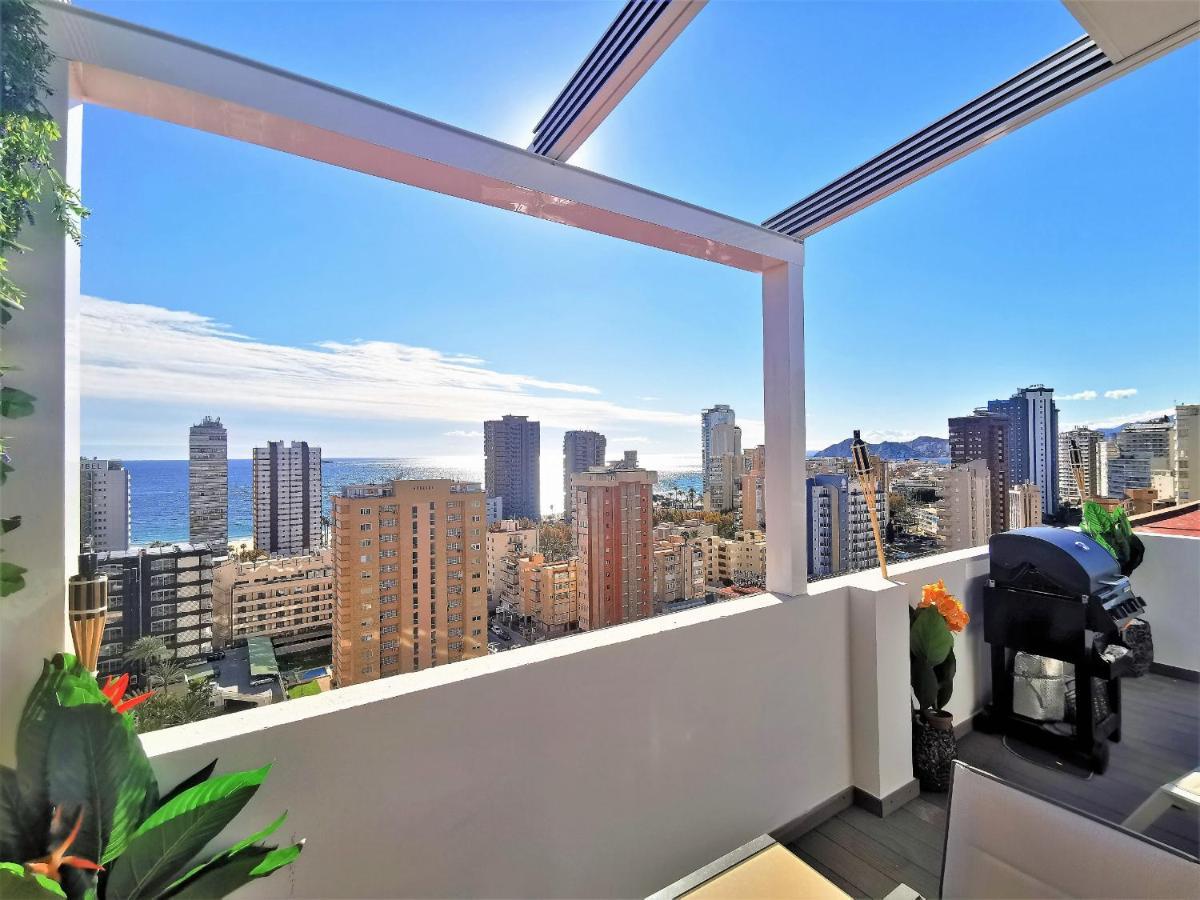 Penthouse Cervantes Sea View Бенидорм Экстерьер фото